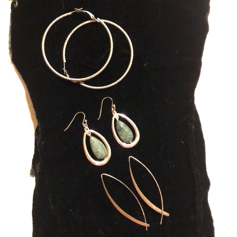 3 earrings set